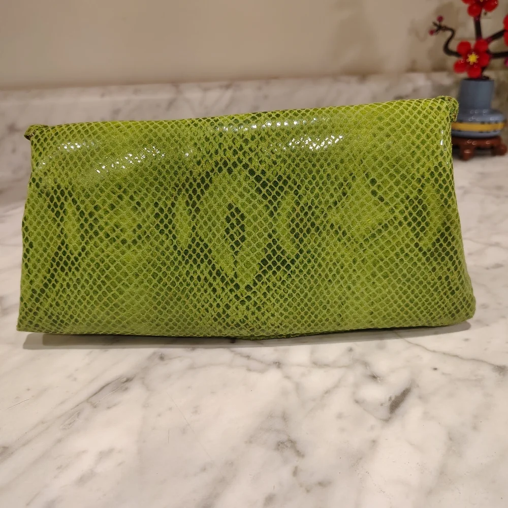 Carla Mancini Amy Snake Print Clutch/Handbag